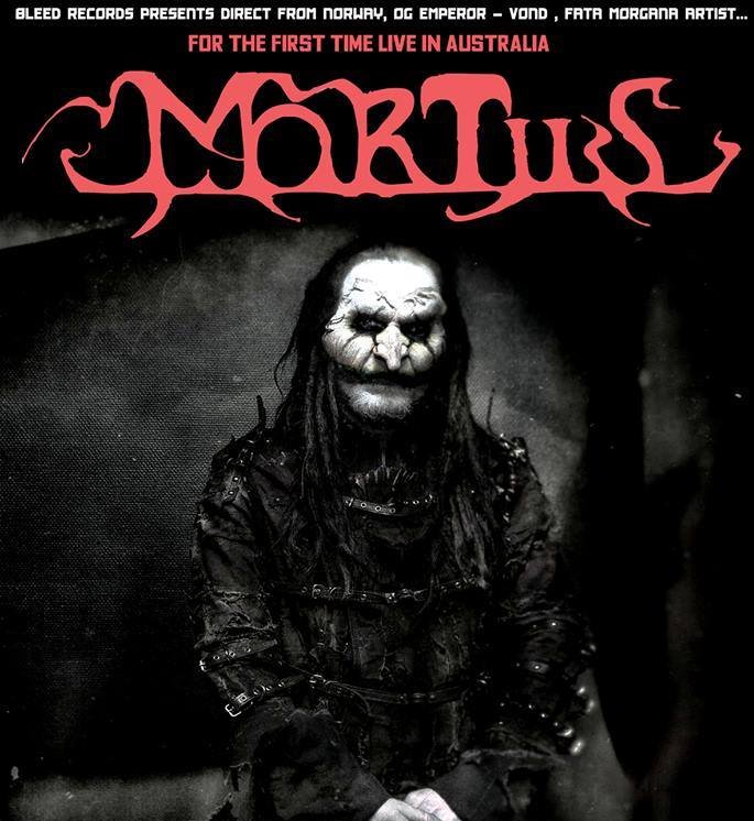 Mortiis Australia tour 2018