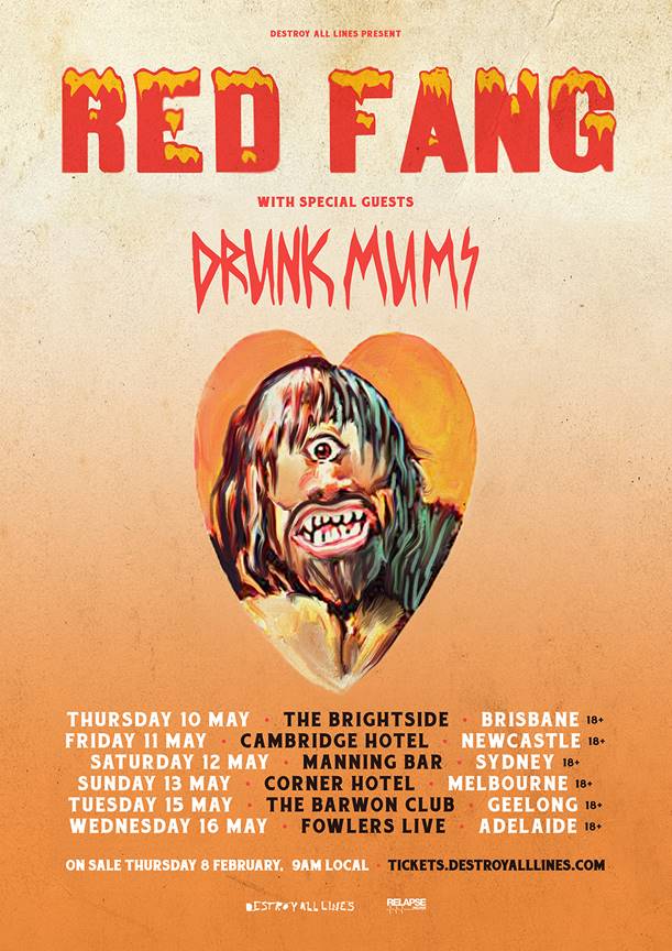 Red Fang Australia tour 2018