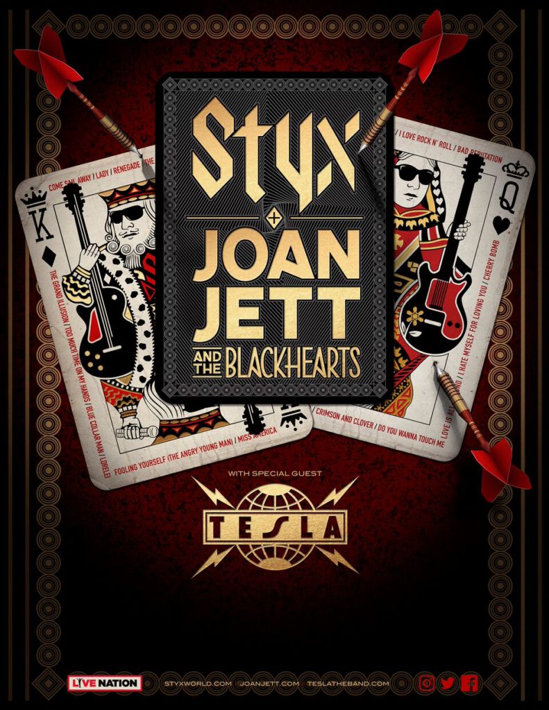 Styx - Joan Jett & The Blackhearts - Tesla - US tour