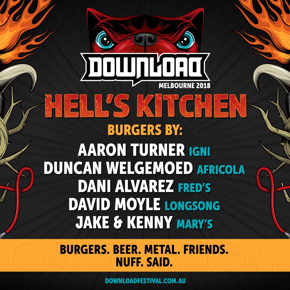 Download Festival Melbourne announces Food & Market stalls The Rockpit