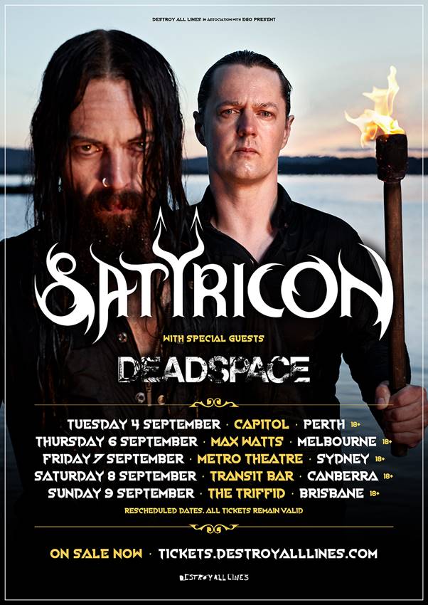 Satyricon Australia tour