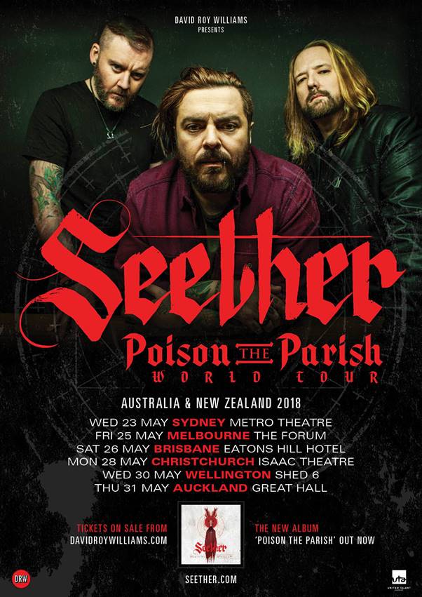 Seether Australia tour 2018