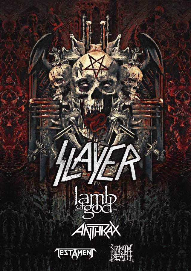 Slayer North American tour 2018