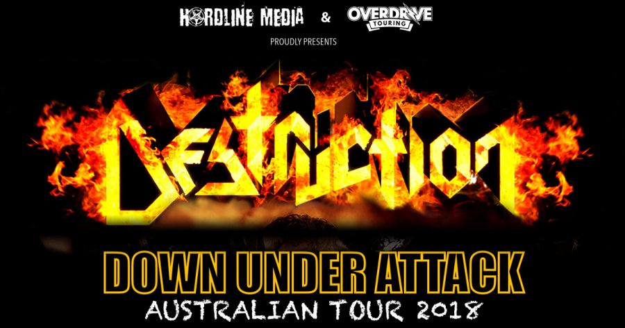 Destruction Australia tour 2018