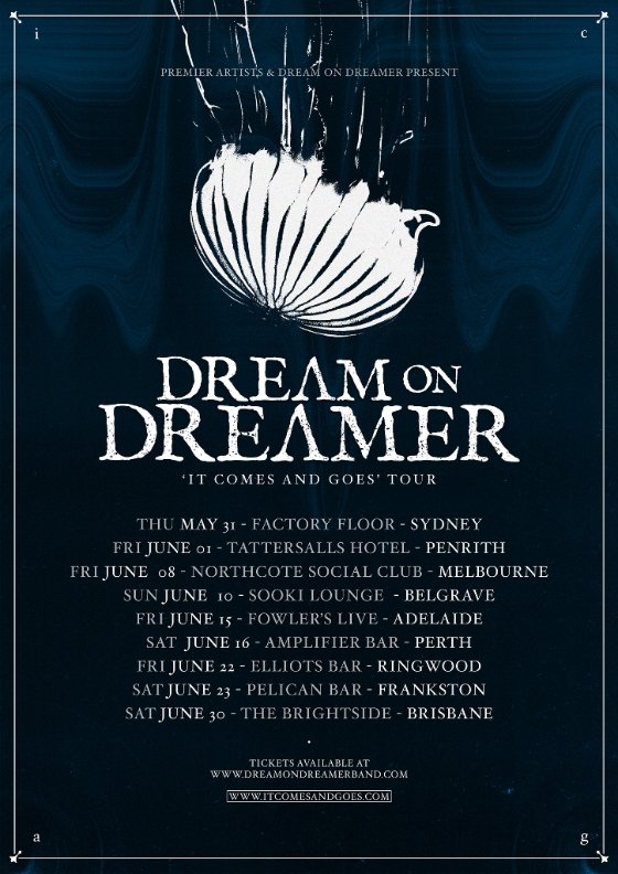 Dream On Dreamer tour