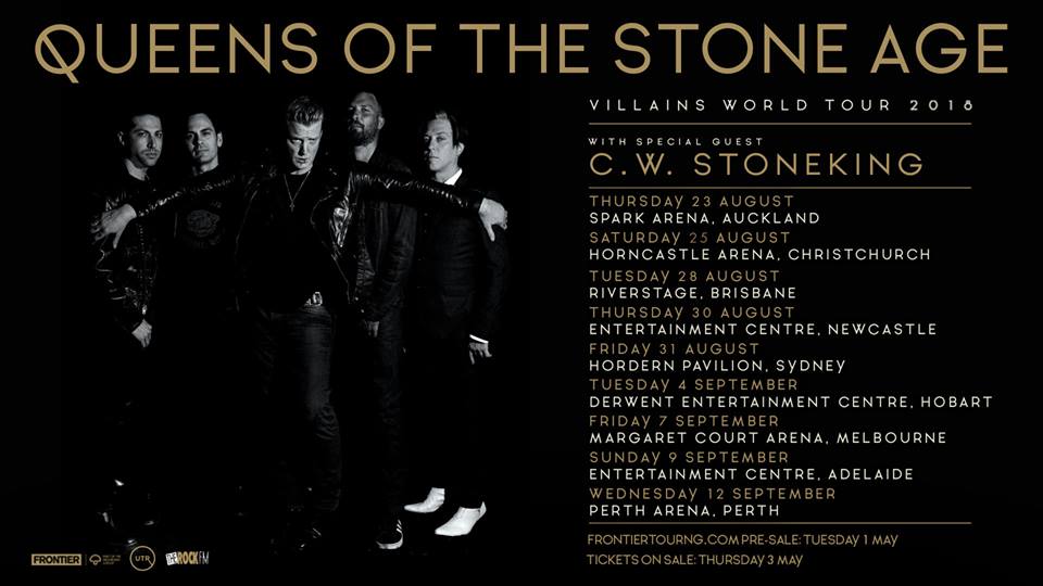Queens Of The Stone Age announce Villains Australia & New Zealand tour