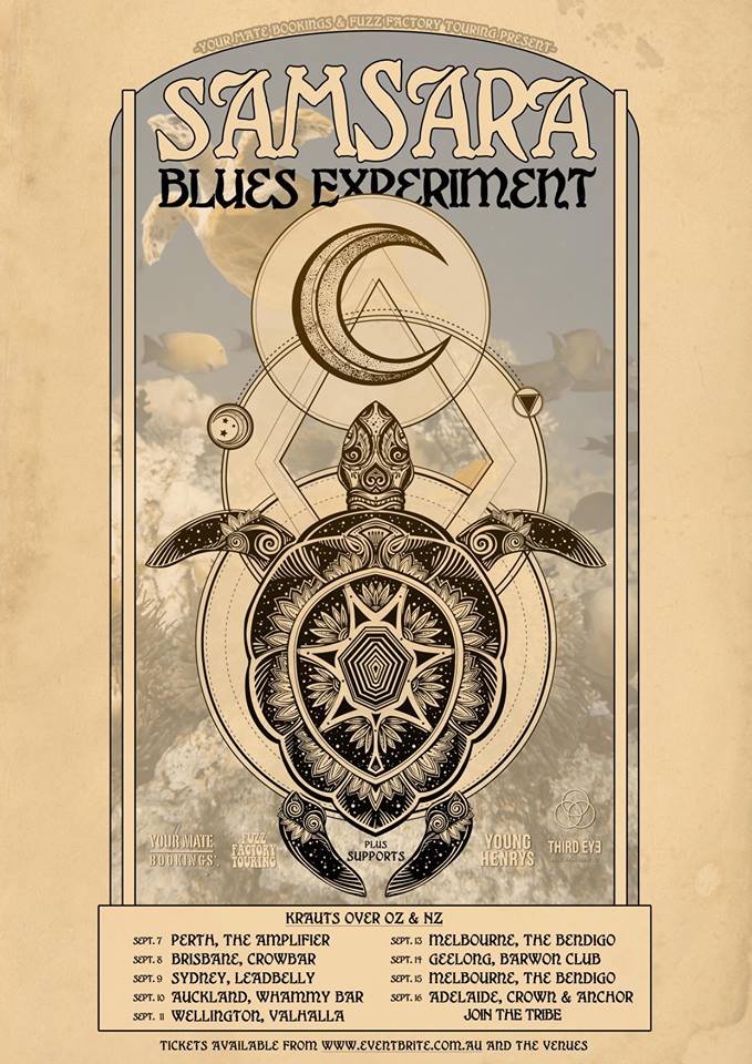 Samsara Blues Experiment Australia & New Zealand tour 2018