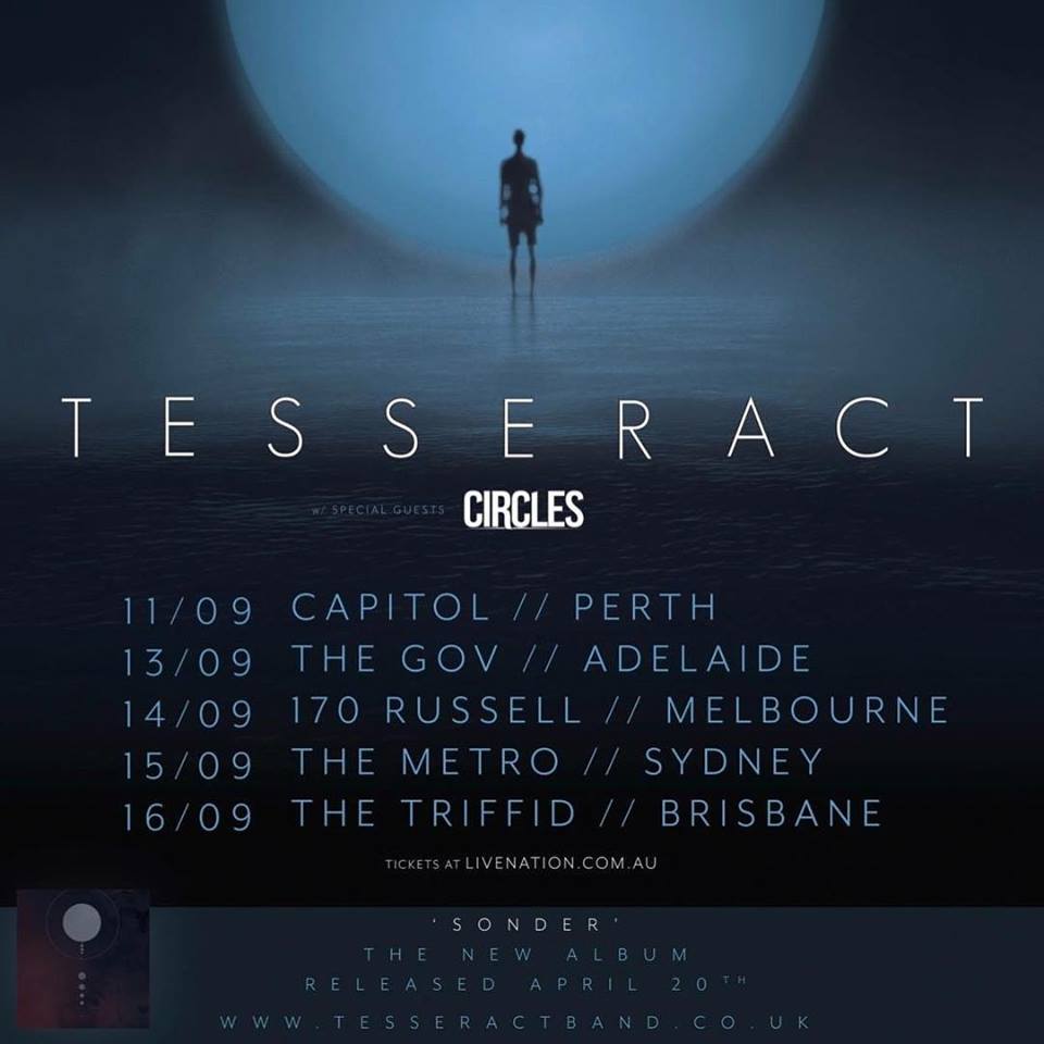 Tesseract Australian tour 2018