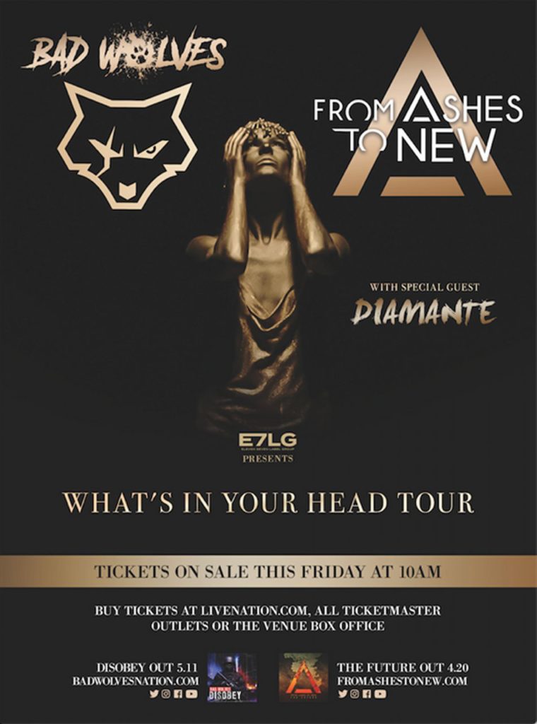 Bad Wolves | From Ashes To New - US tour