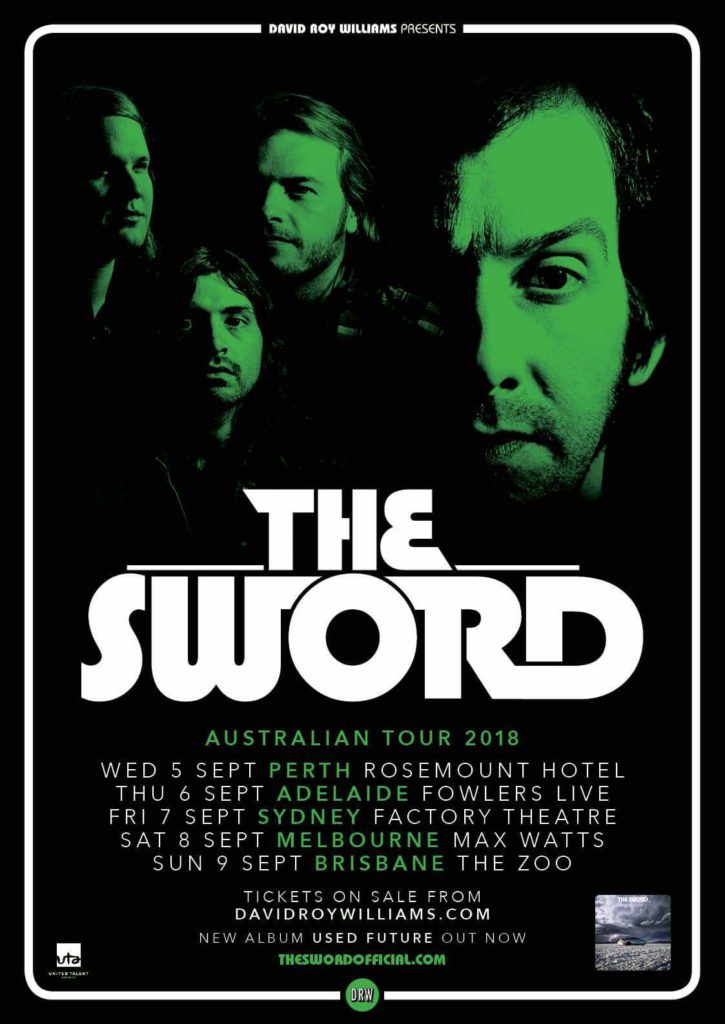 The sword Australia tour 2018