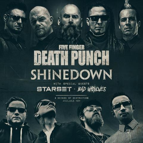 Five Finger Death Punch North America tour 2018