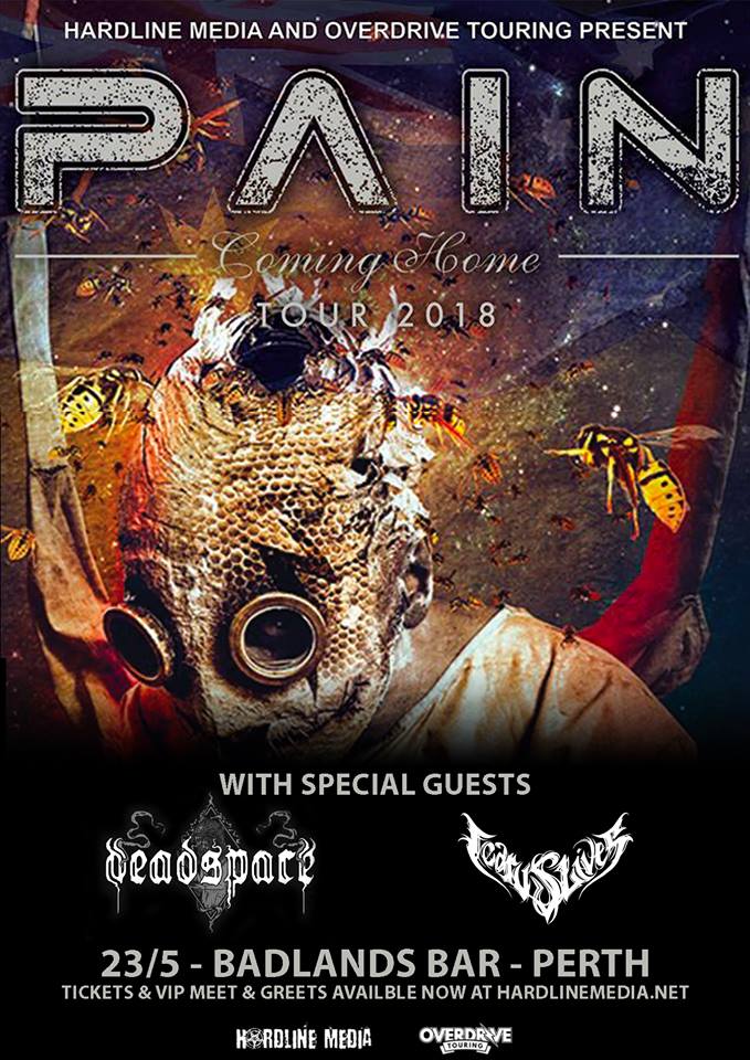 Pain - Badlands Bar, Perth 2018
