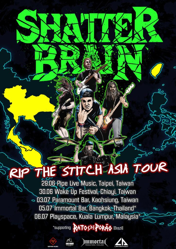 Shatter Brain Asia tour 2018