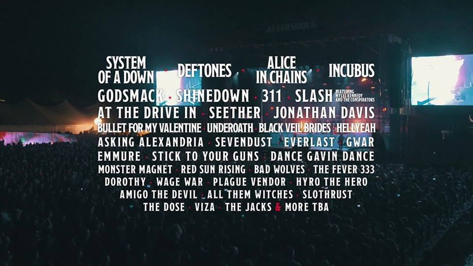 Aftershock Festival Returns with System Of A Down, Alice In Chains ...
