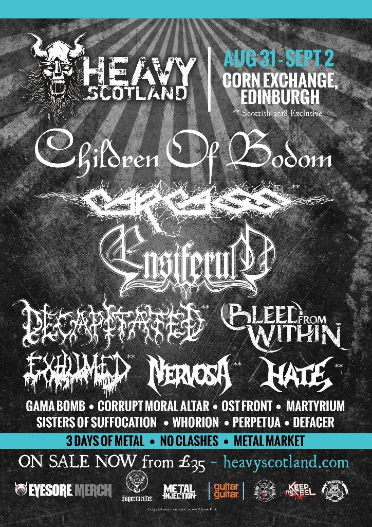 Heavy Scotland Festival Completes Lineup With Children Of Bodom Ensiferum And More The Rockpit