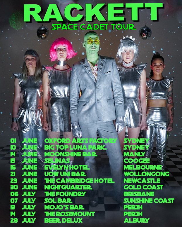 Rackett Australia tour 2018