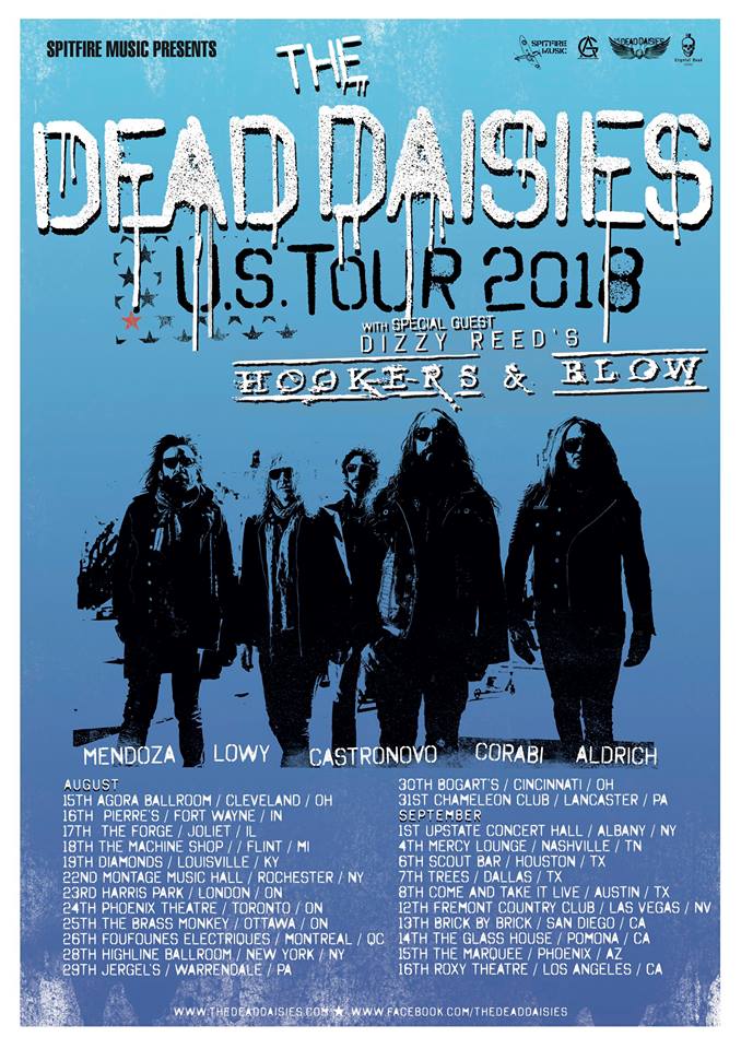 The Dead Daisies North American tour 2018