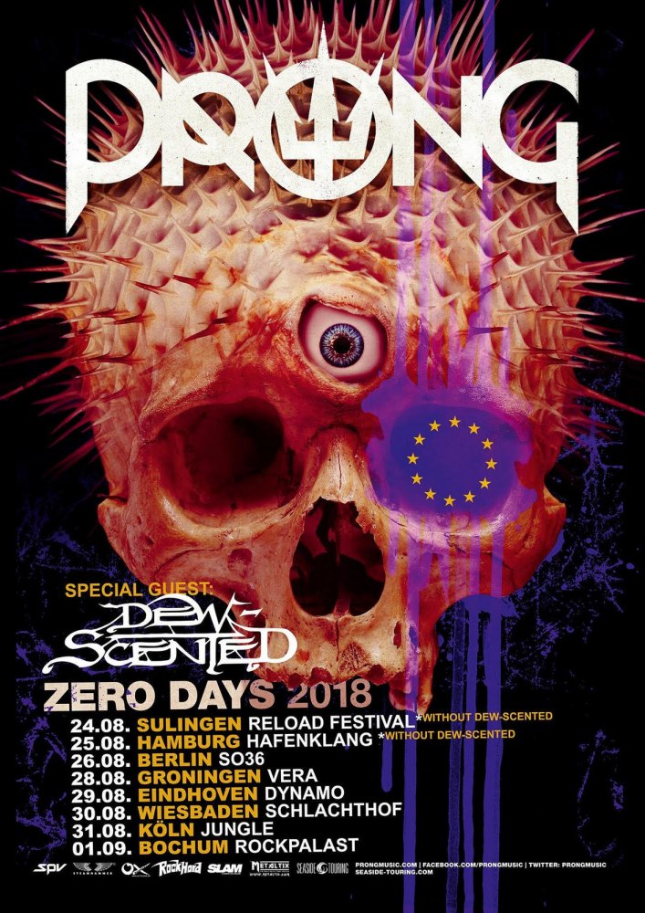 Prong Europe tour 2018