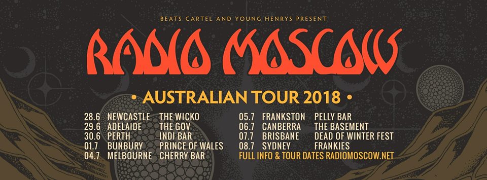 Radio Moscow Australia tour 2018