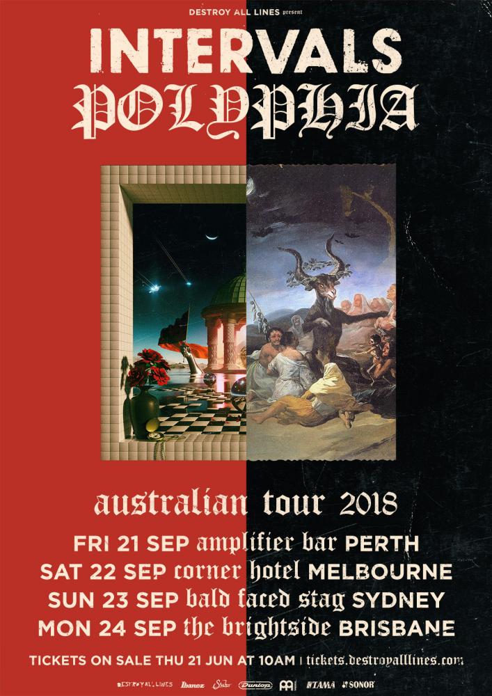 Intervals / Polyphia - Australia tour 2018