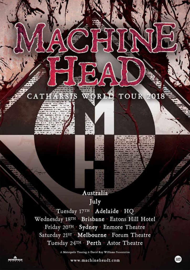 Machine Head Australia tour 2018
