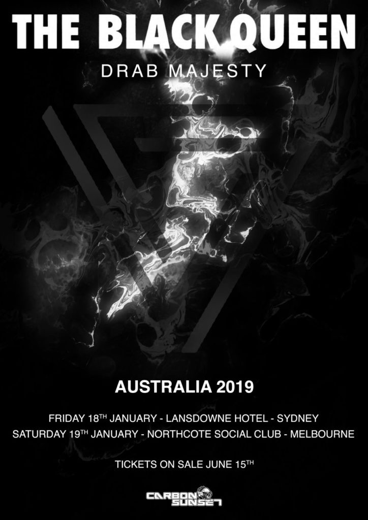 The Black Queen Australia tour 2018