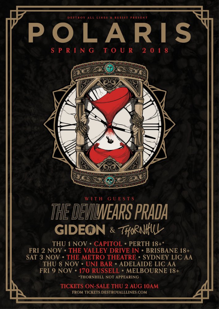 Polaris announce Australian tour with The Devil Wears Prada, Gideon &  Thornhill - The Rockpit