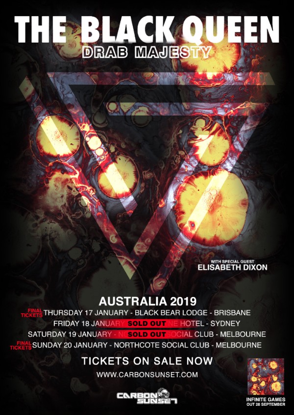 The Black Queen Australia tour 2018