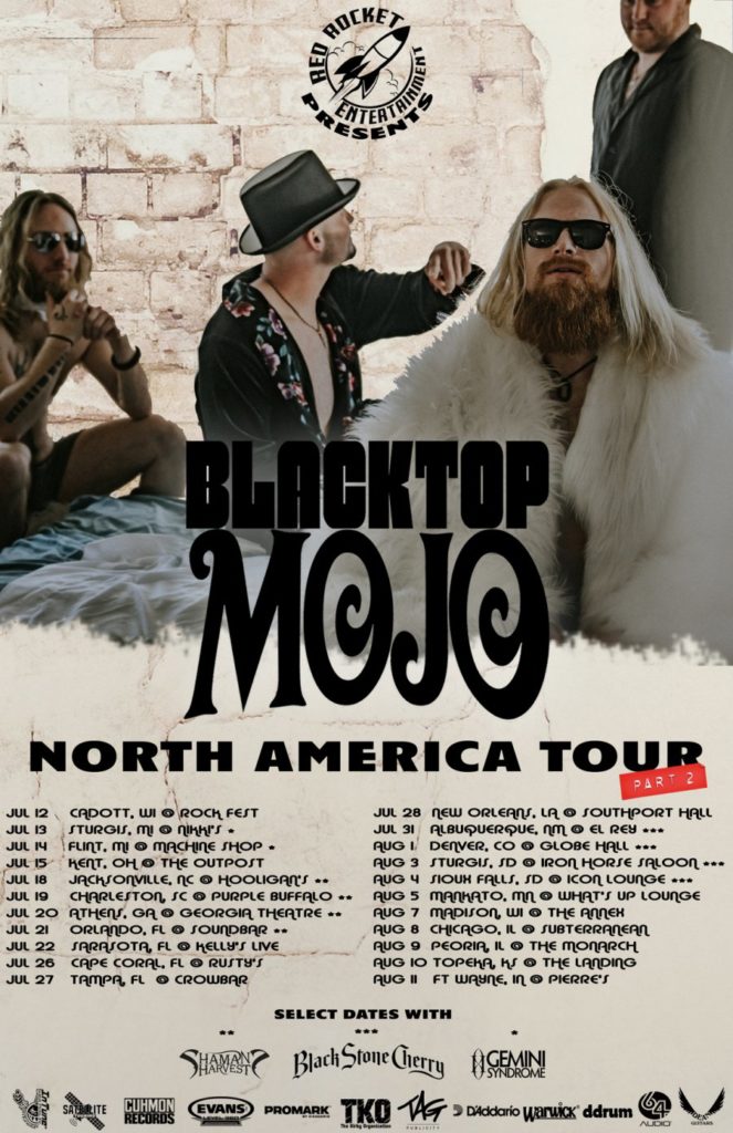 Blacktop Mojo North America tour 2018