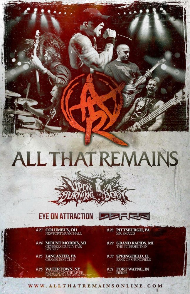 All That Remains Tour 2025 Setlist Drusi Rosemarie