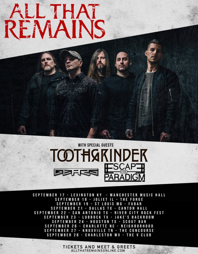 All That Remains tour