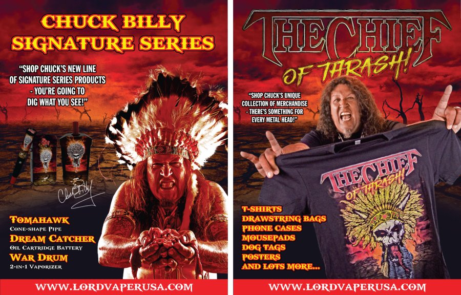 Chuck Billy - Lord Vaper Pens