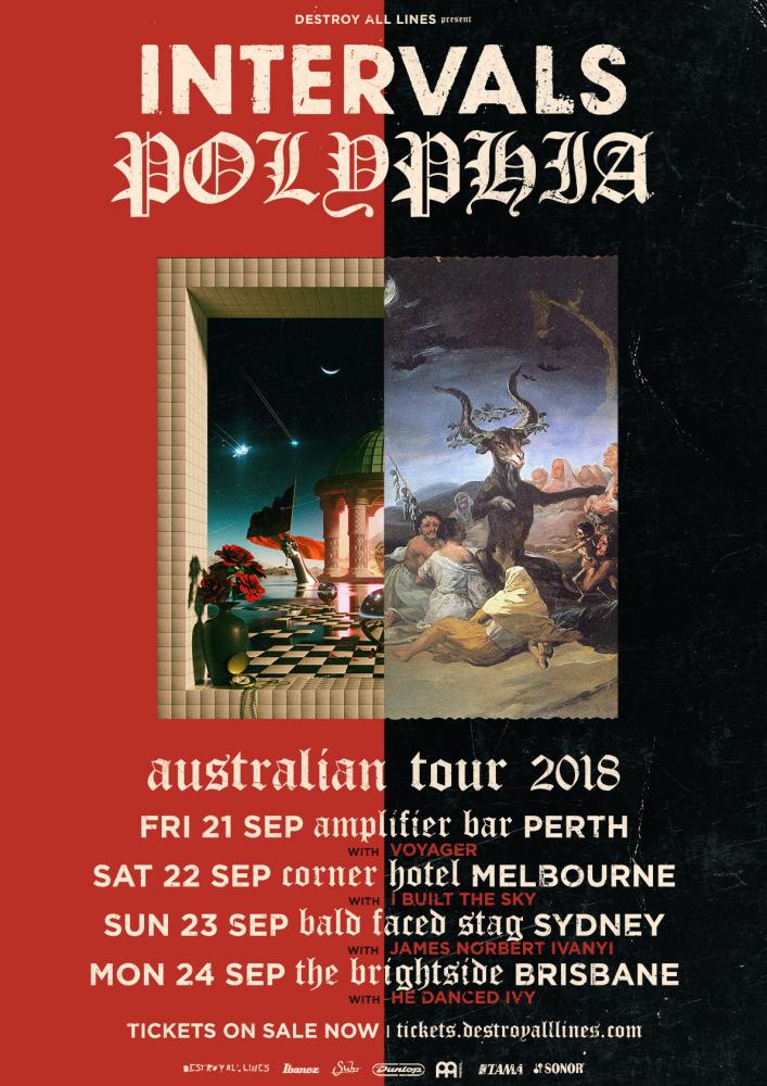 Intervals / Polyphia Australia tour 2018