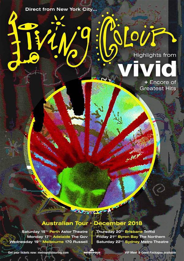 Living Colour Australia tour 2018