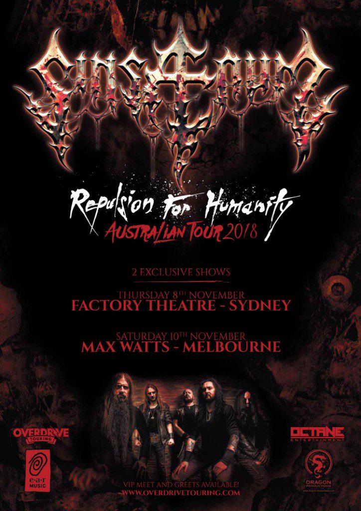 Sinsaenum Australia tour 2018