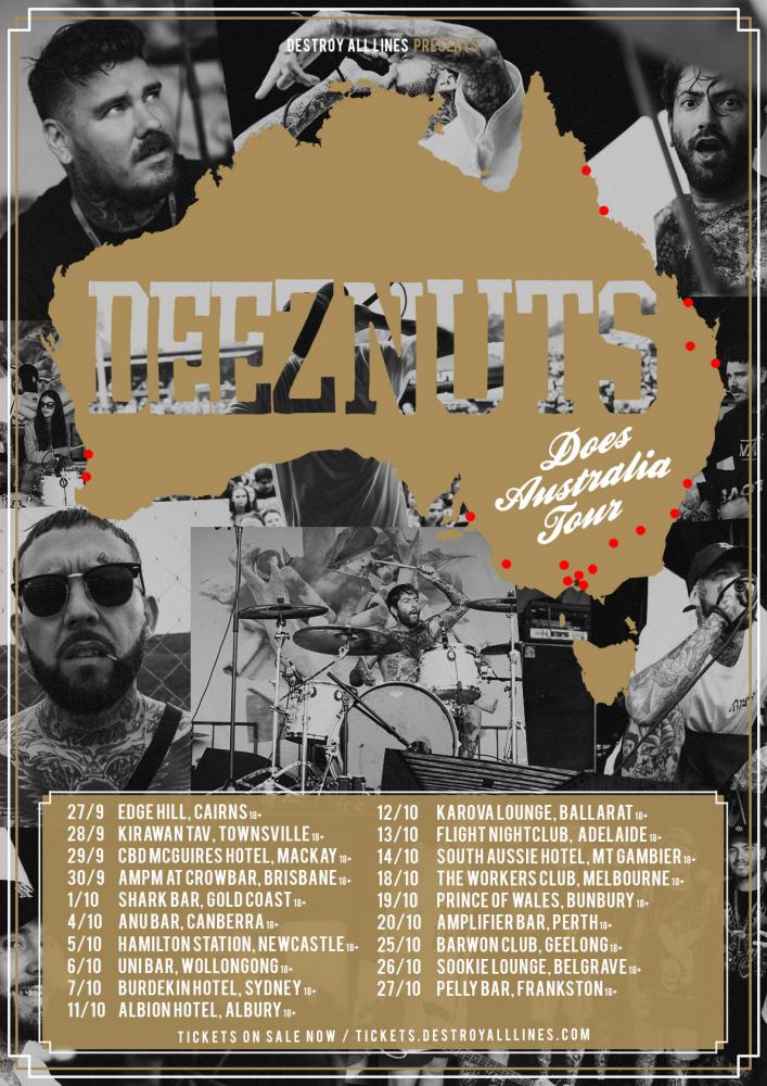 Deez Nuts Australia Tour 2018