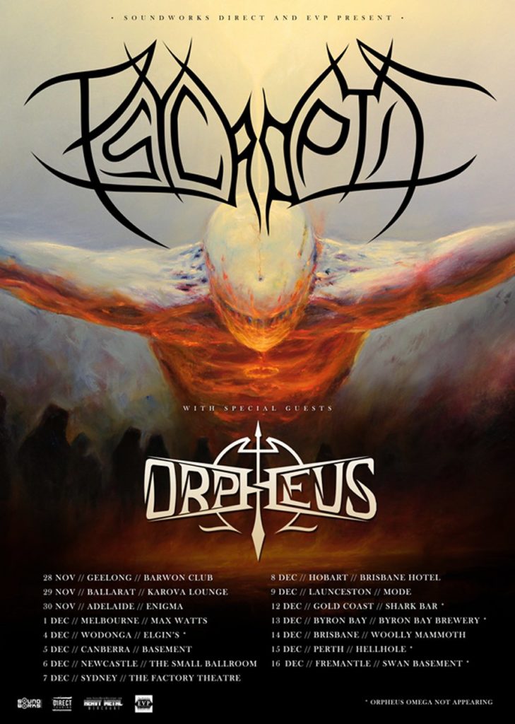 Psycroptic Australia tour 2018