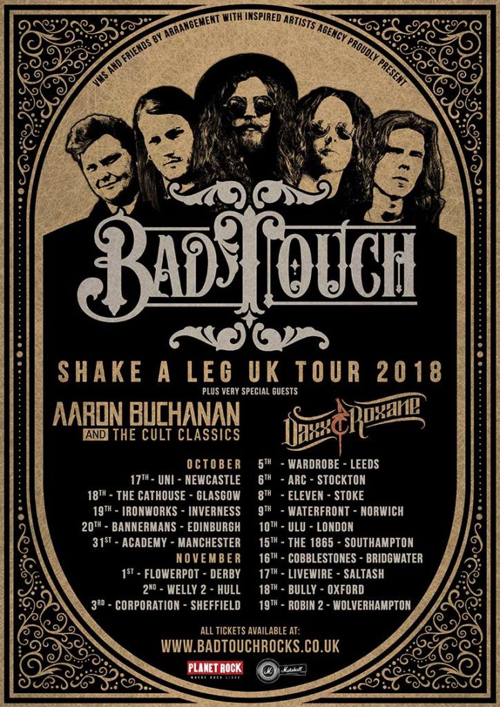 Bad Touch UK tour