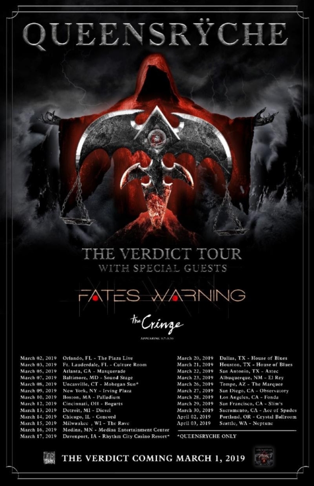 Queensryche US tour 2019