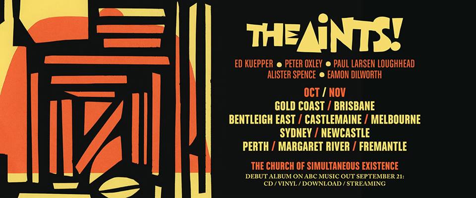 The Aints! Australia tour 2018