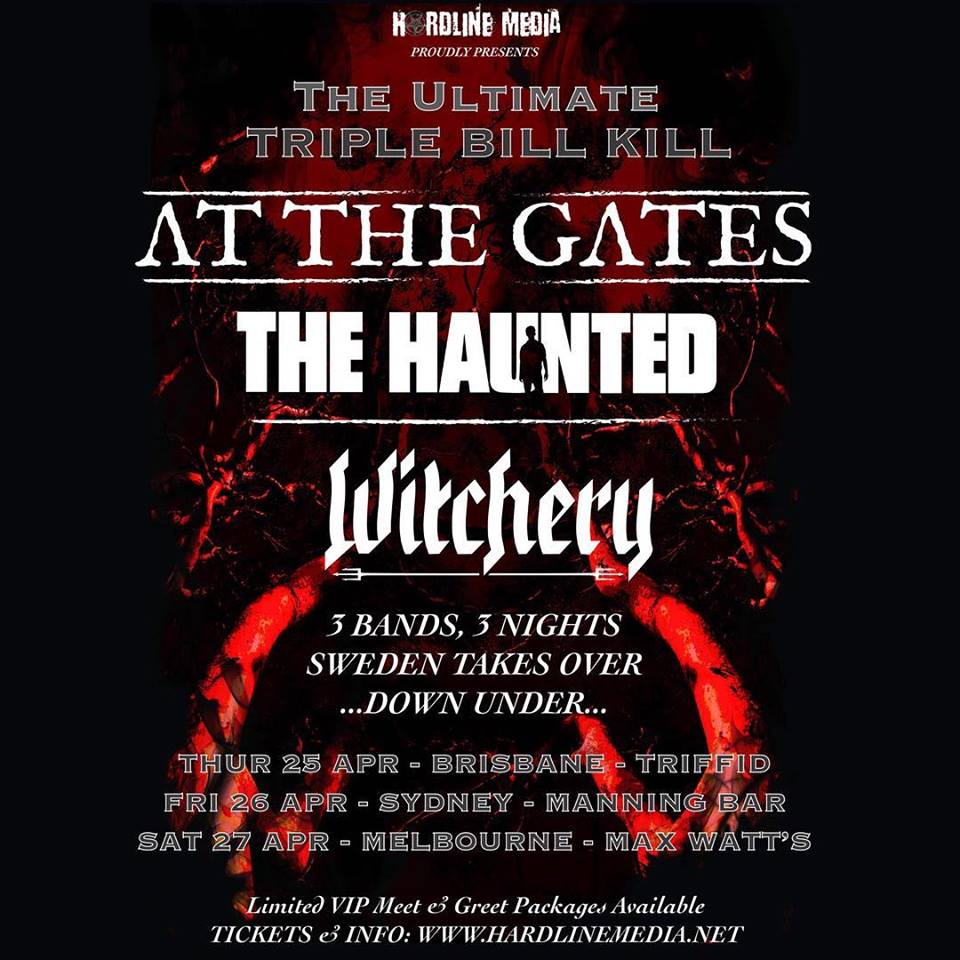 At The Gates - The ZHaunted - Witchery Australia tour 2019