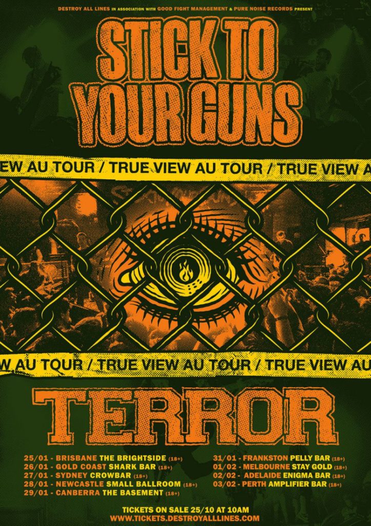 Stick To Your Guns - Terror Austrlaia tour 2019