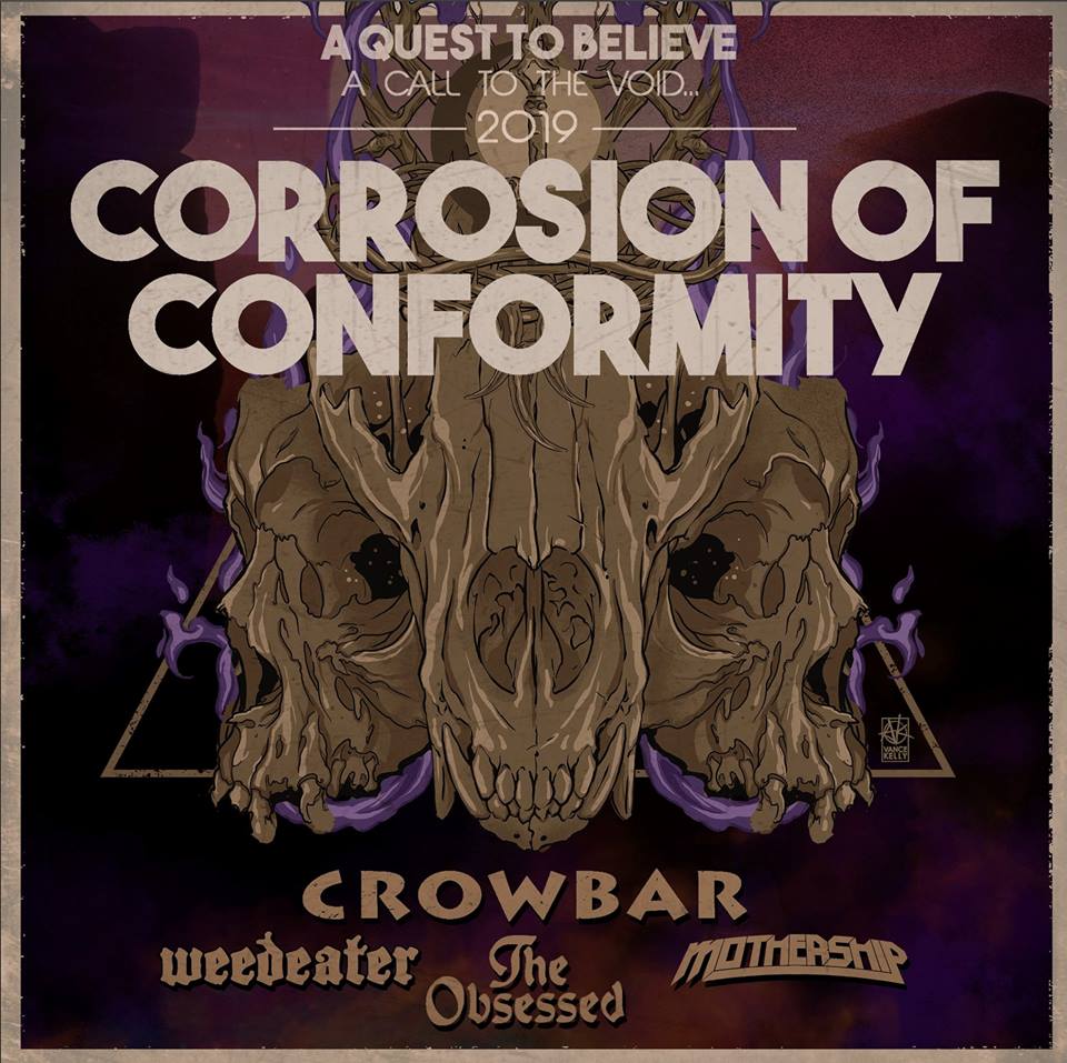 Corrosion Of Conformity US tour 2019