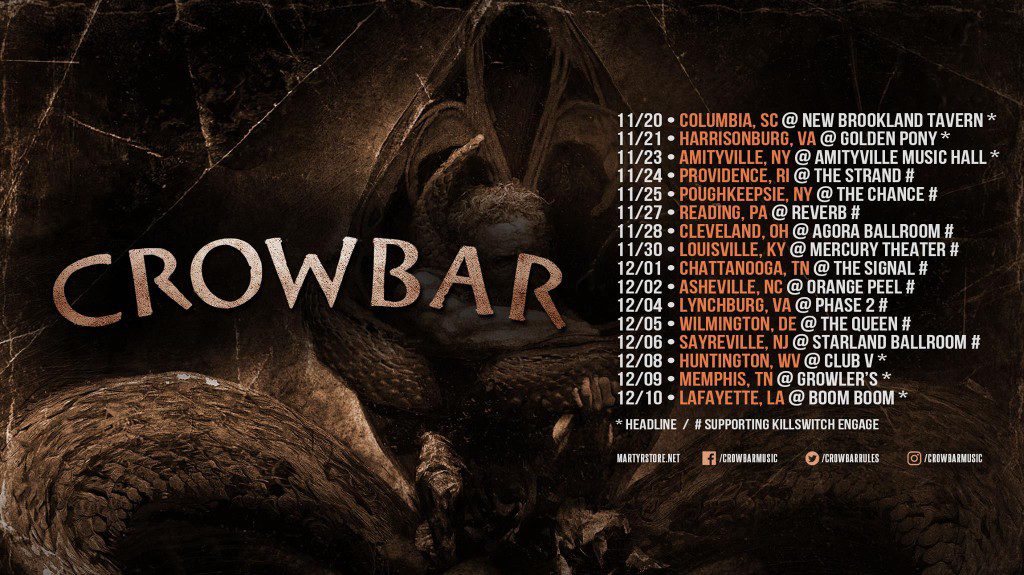 Crowbar US tour 2018