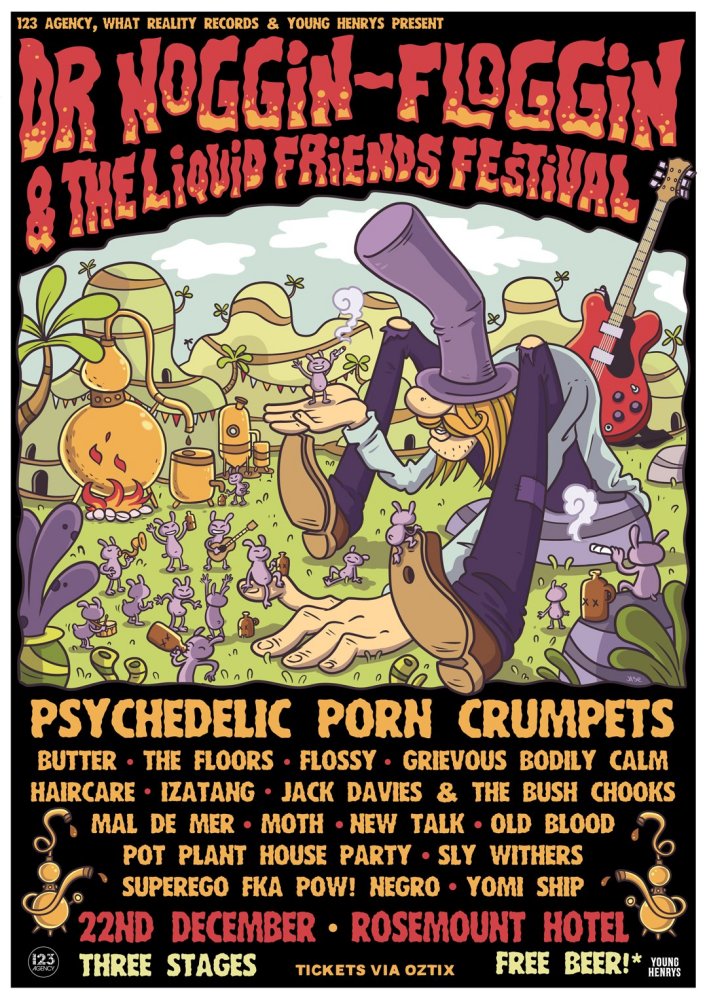 Dr Noggin Floggin & The Liquid Friends Festival
