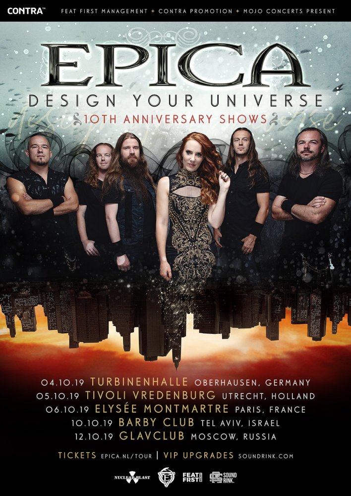 Epica "Design Your Universe" 10th anniversary shows