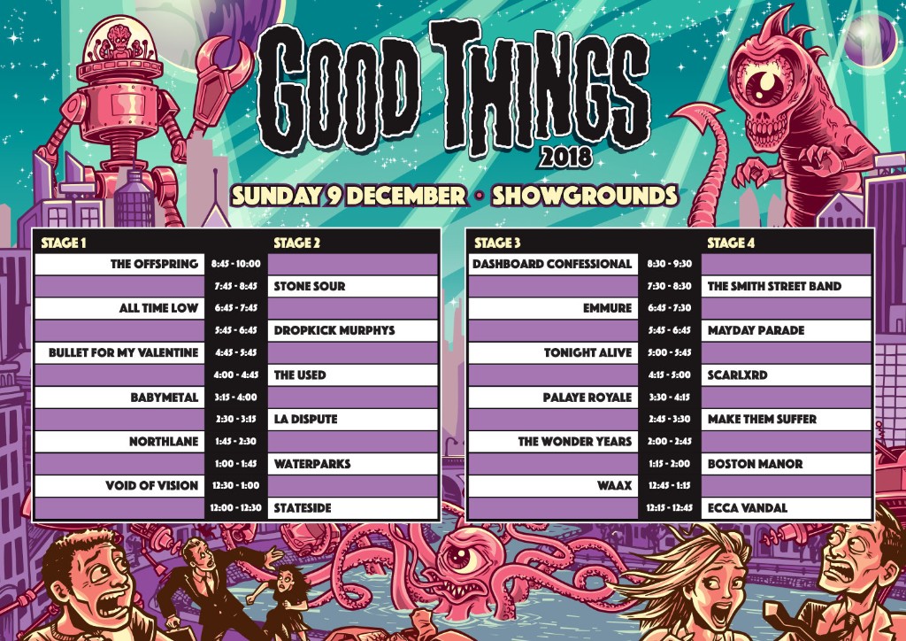 Good Things Festival Announce Timetables and Local Support Acts The