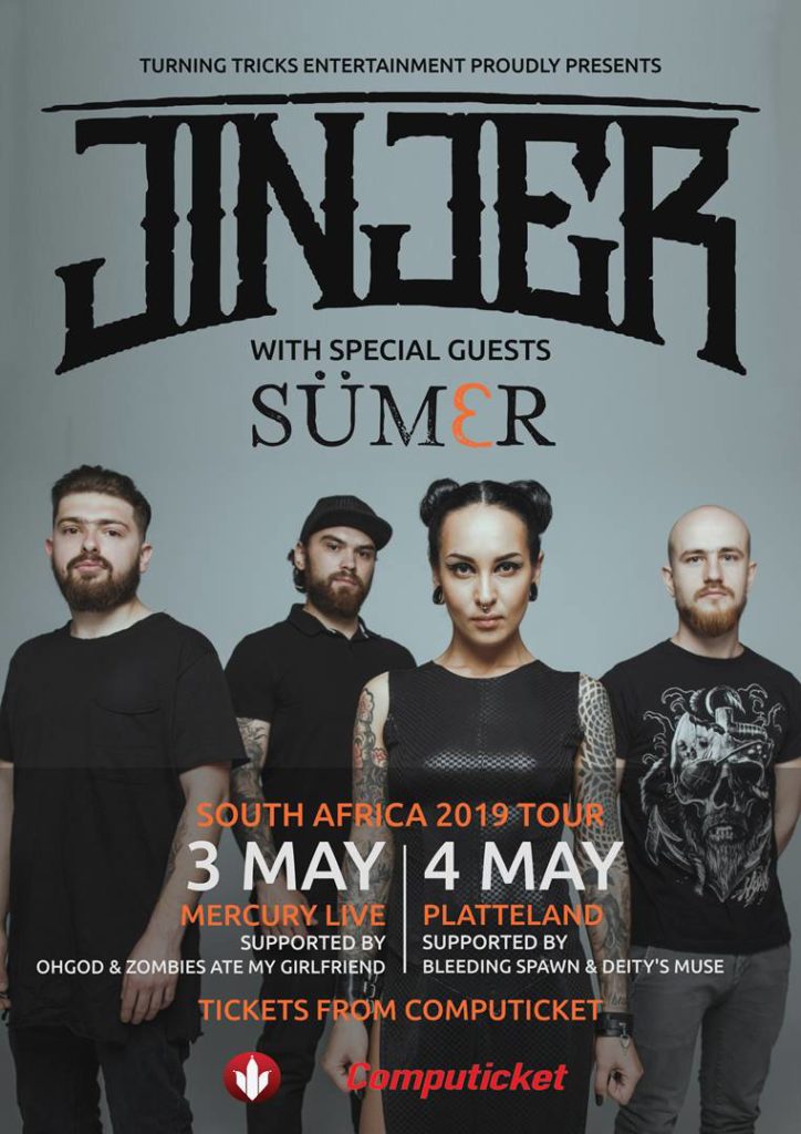 Jinjer South Africa tour