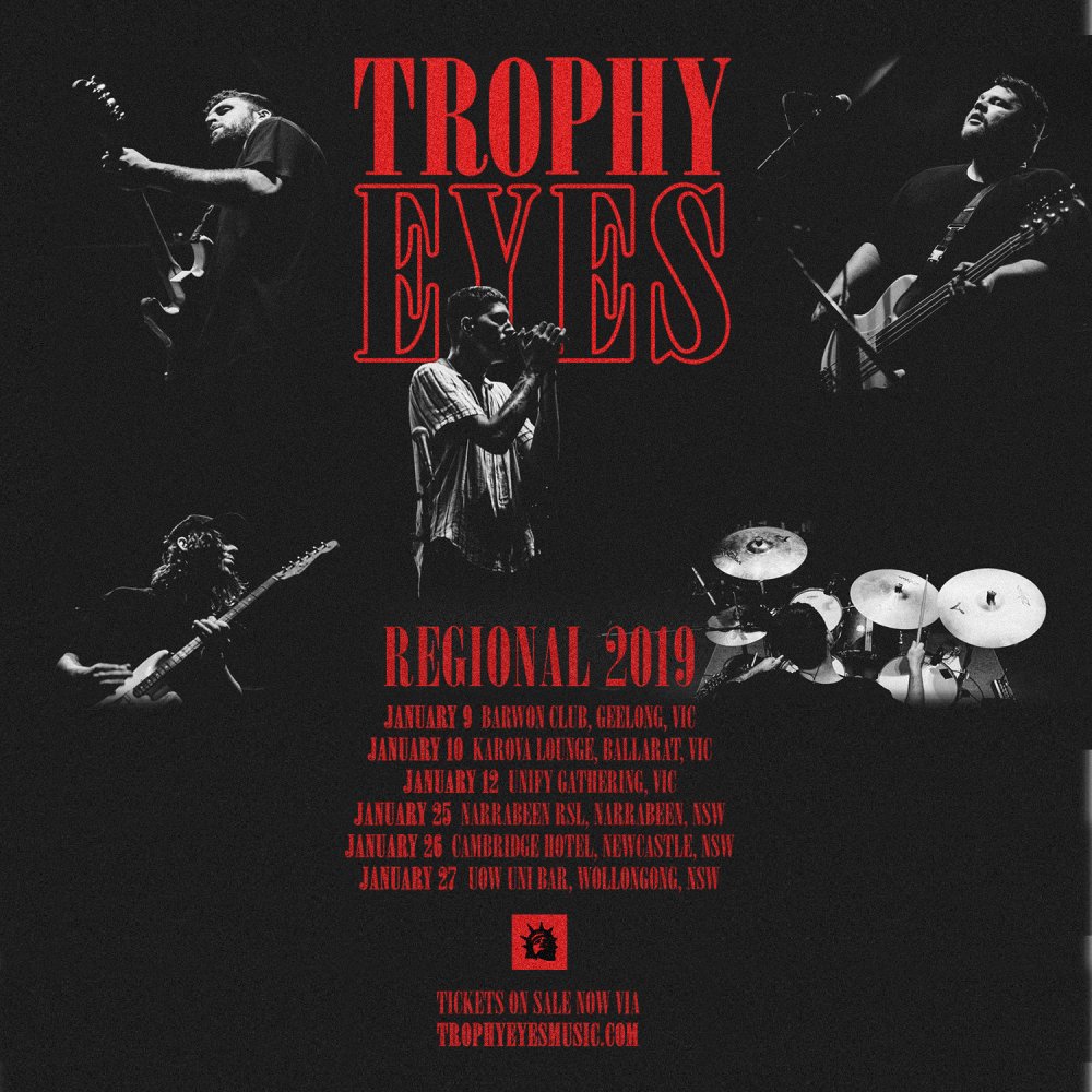 Trophy Eyes Announce Australian Regional Tour & release video for