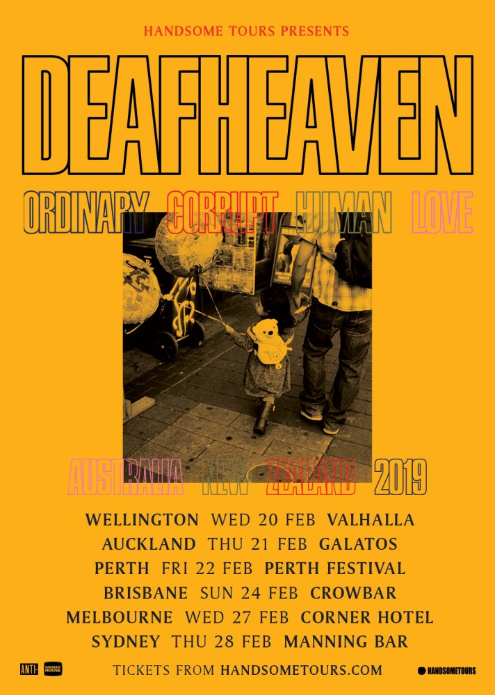 Deafheaven Australia tour 2019